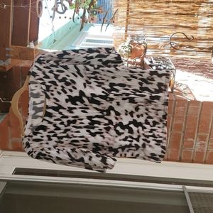 Calvin Klein Animal Print Top EUC